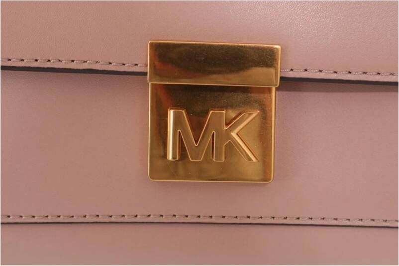 Michael Kors Mindy lederen tas Pink Dames