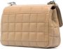 Michael Kors Kameel Leren Schoudertas Matelassé Brown Dames - Thumbnail 2