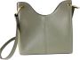 Michael Kors Joan Grote Geperforeerde Suède Leren Slouchy Messenger Handtas Green Dames - Thumbnail 2