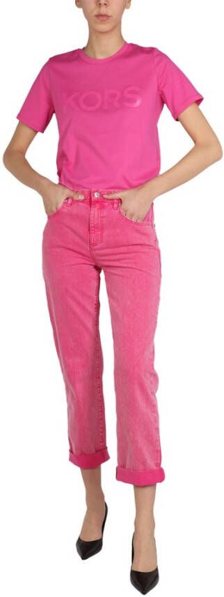 Michael Kors Rechte spijkerbroek Roze Dames