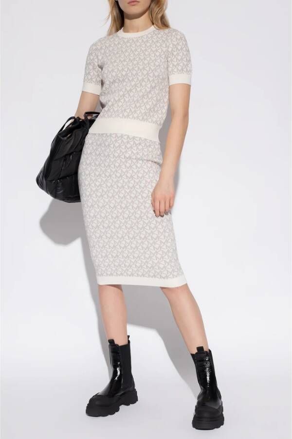 Michael Kors T-Shirt Beige Dames