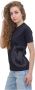 Michael Kors T-shirt met bedrukt logo en strass Zwart Dames - Thumbnail 2
