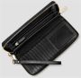Michael Kors Zwarte portemonnee van generfd leer met gouden logodetails Black Dames - Thumbnail 5