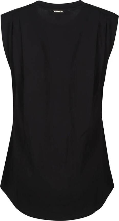 Michael Kors Zwart Mouwloos T-Shirt Zwart Dames