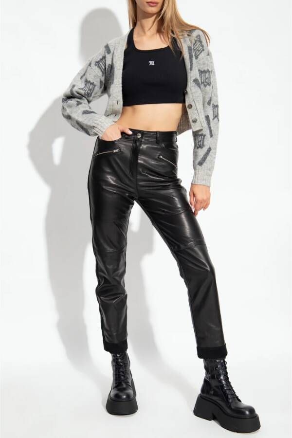 Misbhv Ribbed top Zwart Dames