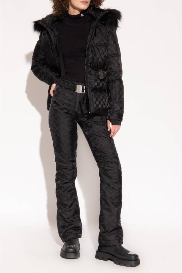 Misbhv Ski jacket with monogram Zwart Dames
