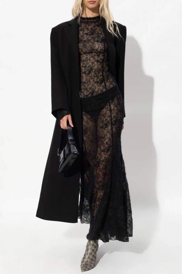 Misbhv Zijden jurk uit de Inside A Dark Echo-collectie Zwart Dames