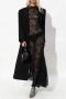 Misbhv Zijden jurk uit de Inside A Dark Echo-collectie Zwart Dames - Thumbnail 2