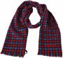 Missoni Multicolor Check Wool Uni Neck Wrap Scarf One Size Rood Unisex - Thumbnail 2