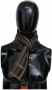 Missoni Multicolor Striped Wool Uni Neck Wrap Shawl Scarf One Size Zwart Heren - Thumbnail 2