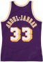 Mitchell & Ness Basketbal jerseyBAr. 33 Kareem Abdel Jabbar Purple Heren - Thumbnail 2