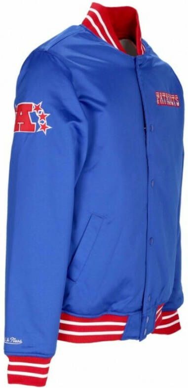 Mitchell & Ness Bomberjacks Blauw Heren