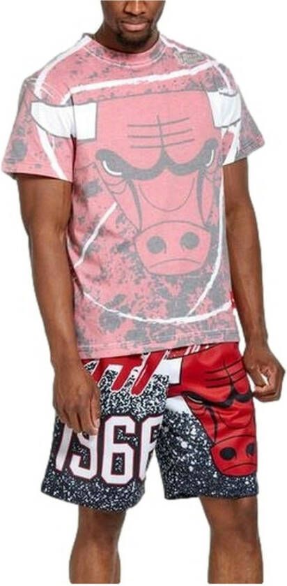 Mitchell & Ness Camiseta jumbotron gesublimeerd Rood Heren