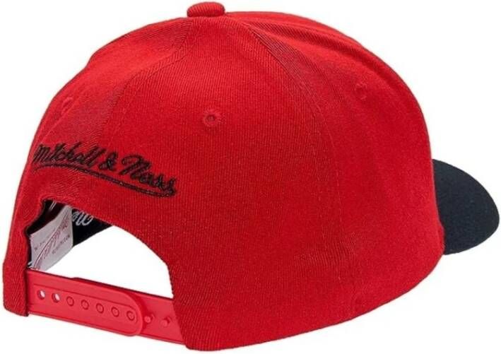 Mitchell & Ness Chicago Bulls 2 Tone Stretch Snapback Rood Heren
