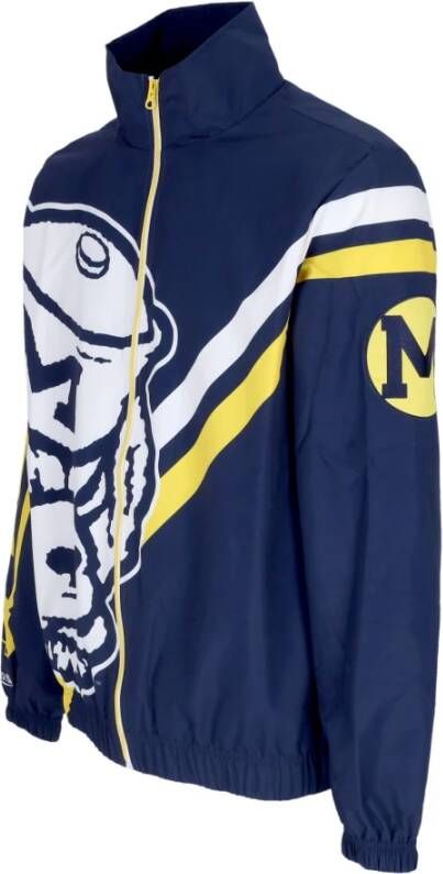 Mitchell & Ness Light Jackets Blauw Heren
