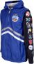 Mitchell & Ness Stijlvolle NBA Windbreaker Jas Blue Heren - Thumbnail 2