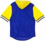 Mitchell & Ness Licht sweatshirt korte mouw NBA Buzzer klopper Mesh Hoody Hardwood Classics Goldwar Blauw Heren - Thumbnail 2