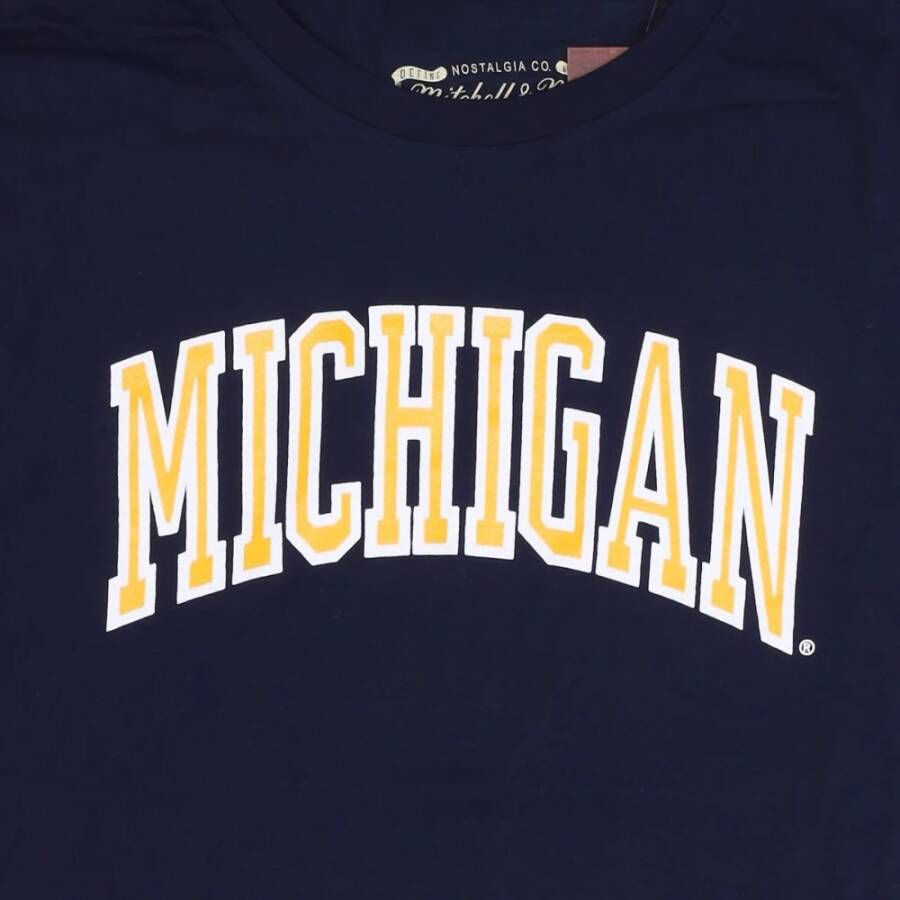 Mitchell & Ness Ncaa OG Tee Micwol Navy Blue Heren