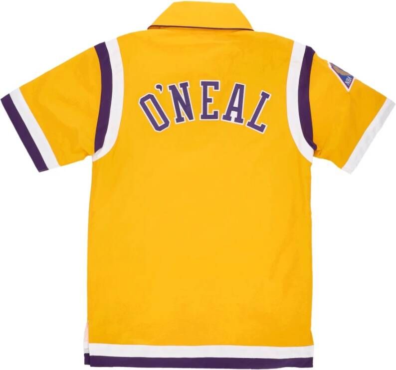 Mitchell & Ness Polo Shirt Geel Heren