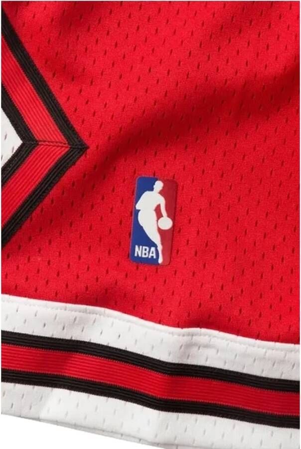 Mitchell & Ness Short Shorts Rood Heren