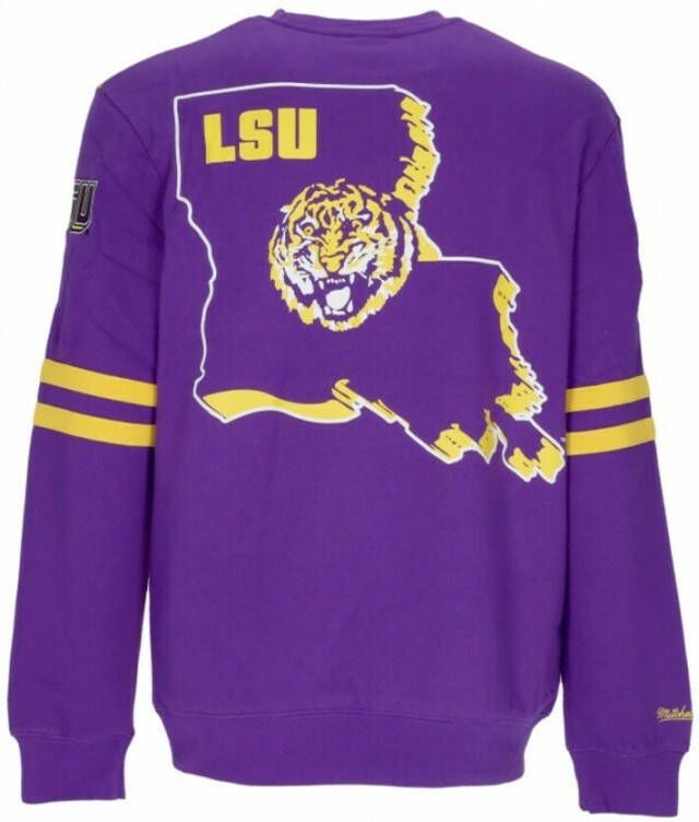 Mitchell & Ness Sweatshirt Paars Heren