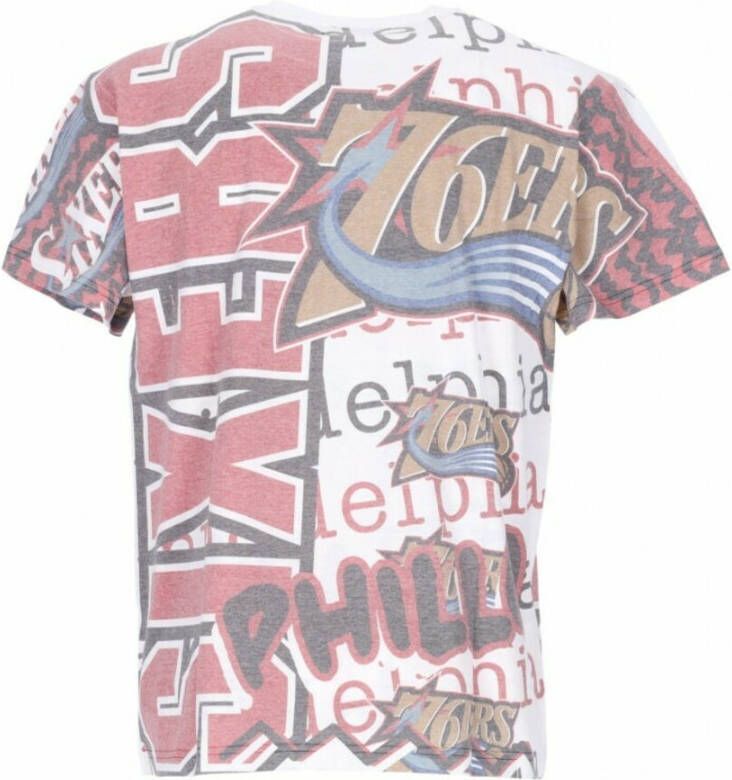 Mitchell & Ness t-shirt Roze Heren