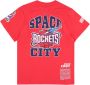 Mitchell & Ness NBA Team Origins Classics T-Shirt Red Heren - Thumbnail 2