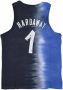 Mitchell & Ness Tank Top NBA Vertical Tie Dye Blauw Heren - Thumbnail 2