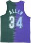 Mitchell & Ness Tank Top NBA Vertical Tie Dye Purple Heren - Thumbnail 2
