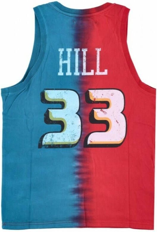 Mitchell & Ness Tank Top NBA Vertical Tie Dye Rood Heren