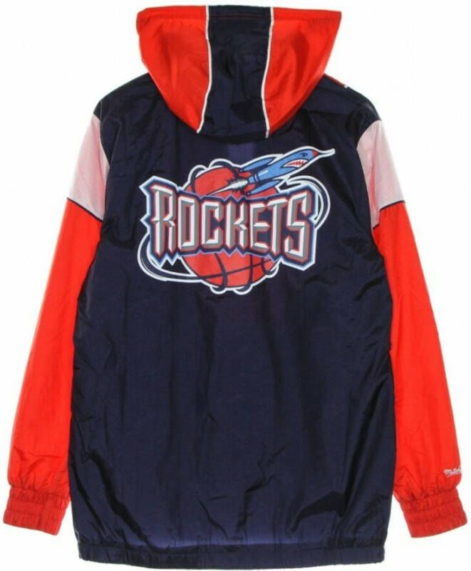 Mitchell & Ness Threadable Wind Breakher NBA Hoogtepunt Rood Heren