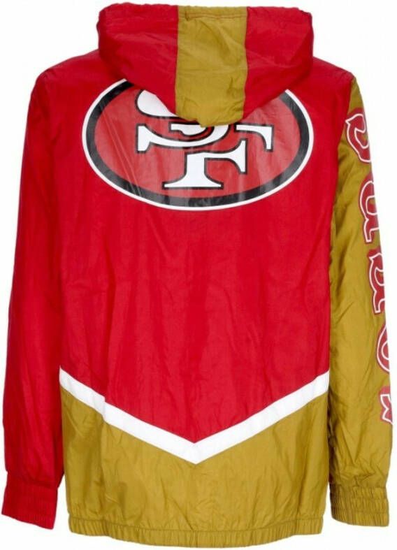 Mitchell & Ness Trainingsjacks Rood Heren