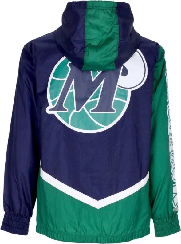 Mitchell & Ness Sweater met rits Blauw Heren