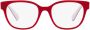 Miu Rood Witte Brillenmontuur VMU 02Vv Rood Dames - Thumbnail 2