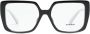 Miu MU 06Vv 10G1O1 Optical Frame Zwart Dames - Thumbnail 2