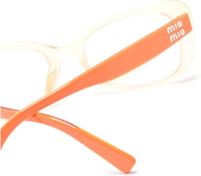 Miu Oranje Optisch Montuur Stijlvol Must-Have Orange Dames