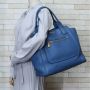 Miu Pre-owned Leather handbags Blauw Dames - Thumbnail 2