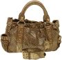 Miu Pre-owned Leather handbags Yellow Dames - Thumbnail 2
