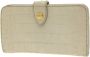 Miu Pre-owned Leather wallets Beige Dames - Thumbnail 2