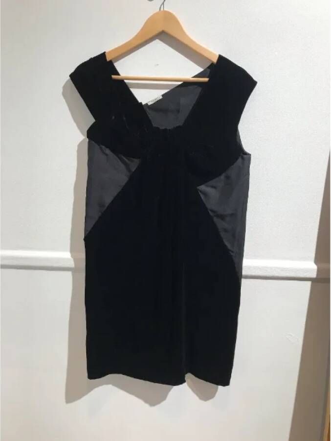 Miu Pre-owned Velvet dresses Zwart Dames
