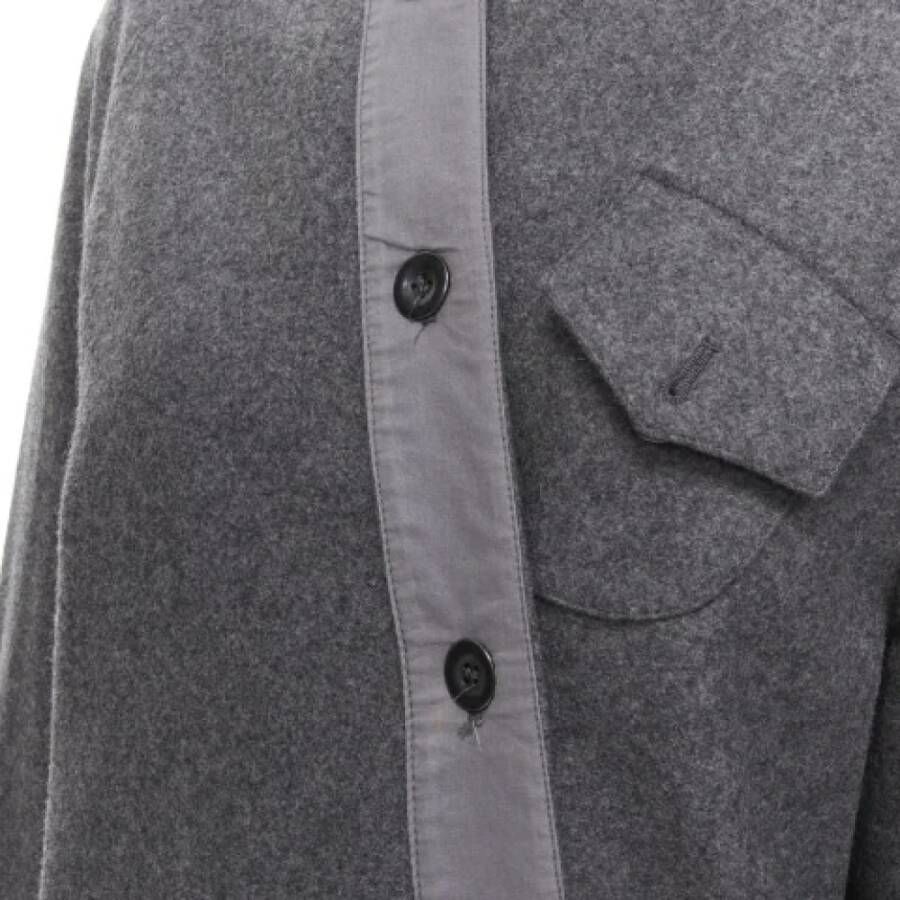 Miu Pre-owned Wool outerwear Gray Dames