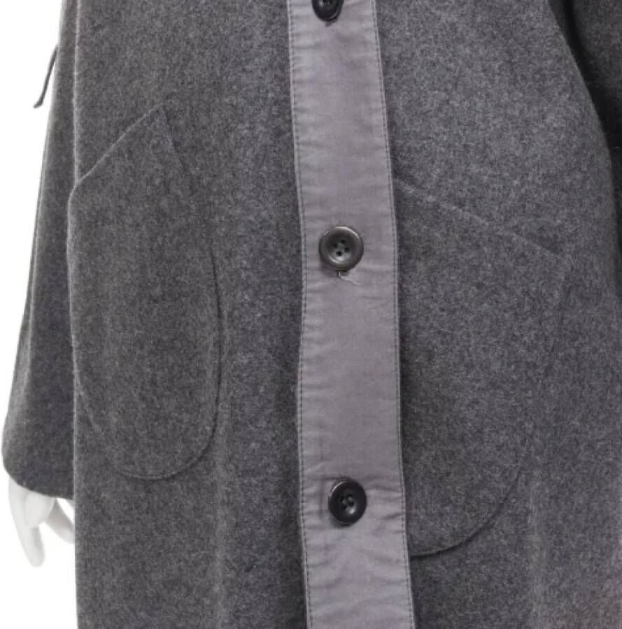 Miu Pre-owned Wool outerwear Gray Dames