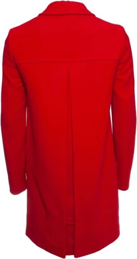 Miu Pre-owned Wool outerwear Rood Dames