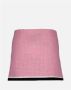 Miu Tweed Mini Rok Pink Dames - Thumbnail 2