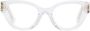 Miu 01Vv Vista Stijlvol Model White Unisex - Thumbnail 2