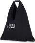 MM6 Maison Margiela Classic Japanese Handbag in Black Cotton Zwart Unisex - Thumbnail 4