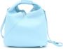 Maison Margiela Blauwe Leren Japanse Tote Tas Blauw Dames - Thumbnail 2