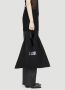 MM6 Maison Margiela Classic Japanese Handbag in Black Cotton Zwart Unisex - Thumbnail 3