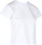 Maison Margiela Logo Print Katoenen T-Shirt voor Dames White Dames - Thumbnail 2