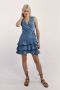 Molly Bracken Short Dresses Blauw Dames - Thumbnail 3